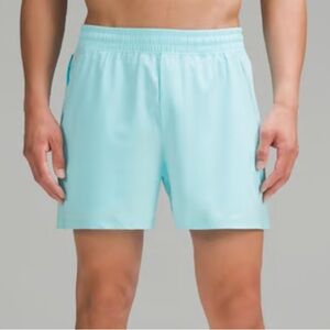 Lululemon Pace Breaker Linerless Short 5" Cyan Blue M